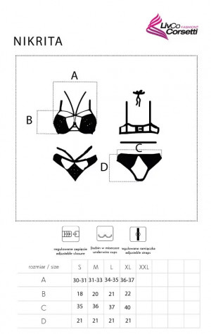 Sexy set Nikrita - LivCo Corsetti