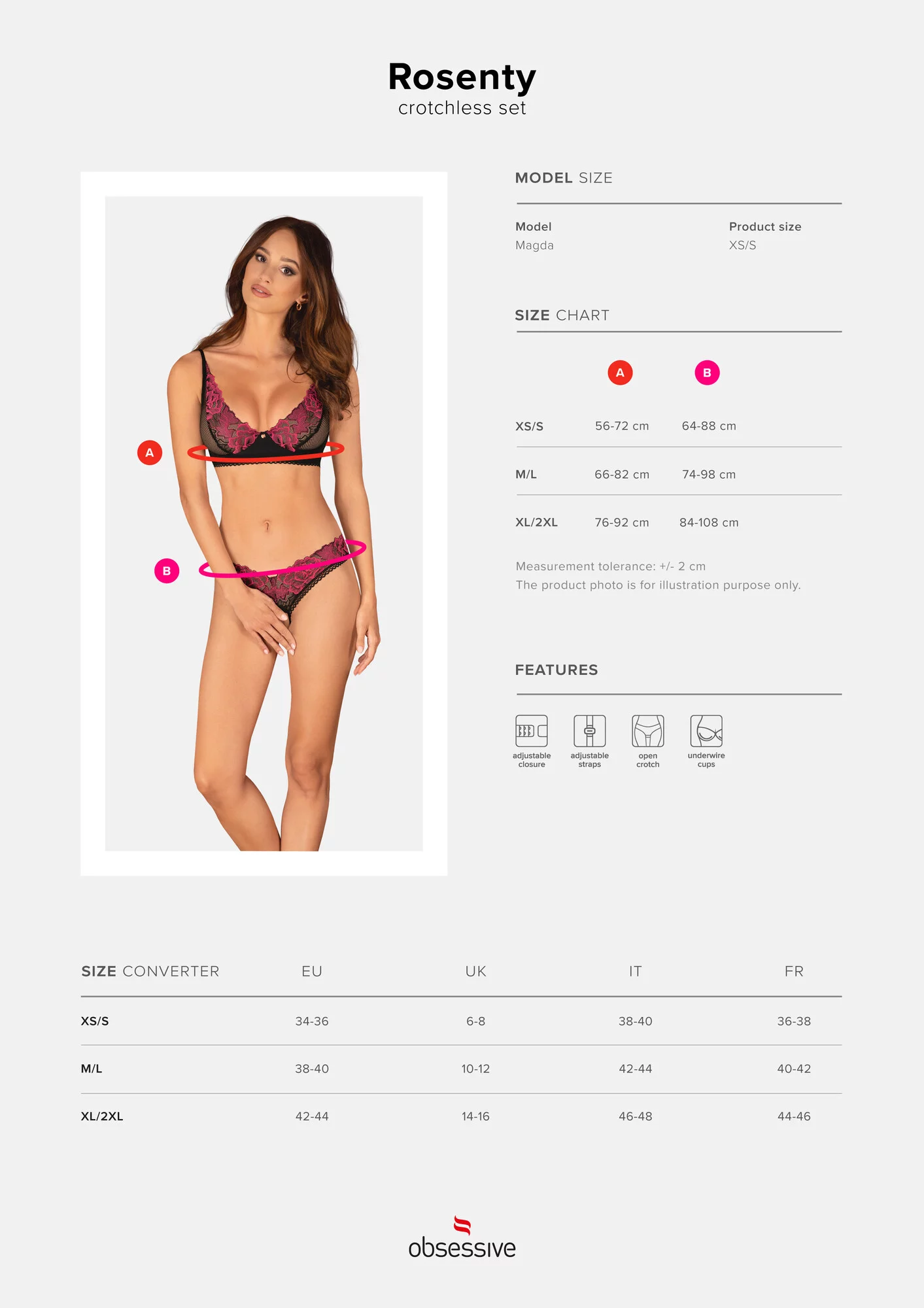 Úžasný set otevřený Rosenty set - Obsessive