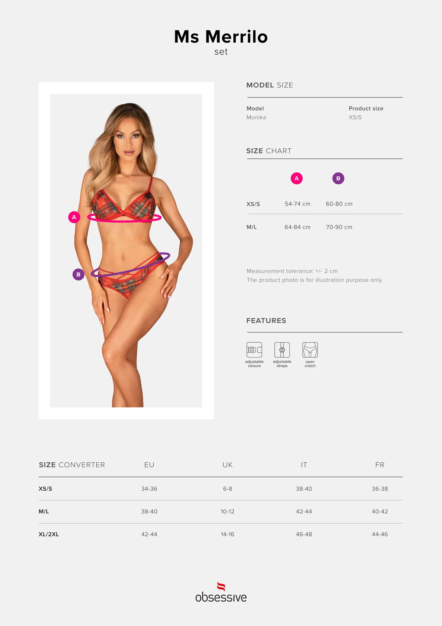 Vánoční set Ms Merrilo set - Obsessive