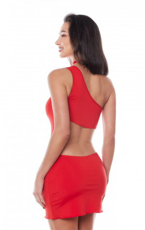 Krásné šaty Karen dress red - Anais