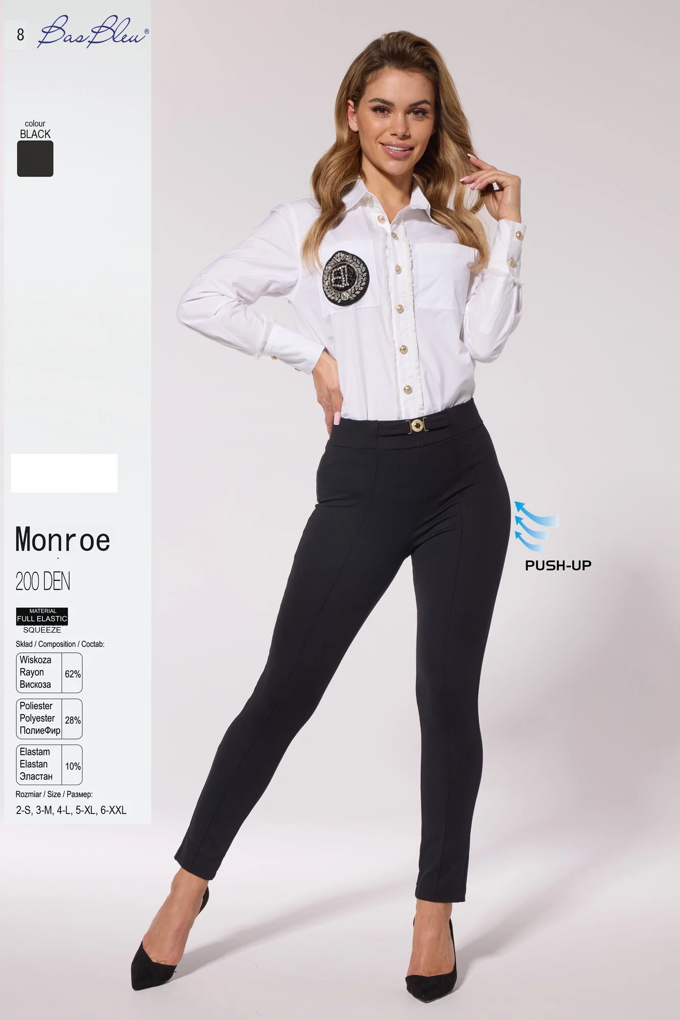 Společenské legíny Monroe - Bas Bleu