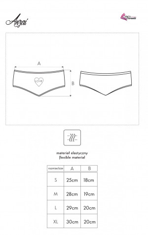 Dámské kalhotky Anzai černé - Livia Corsetti