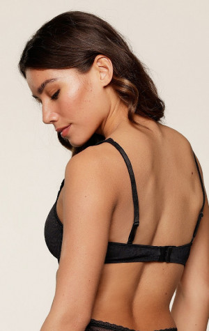 Dámská podprsenka LingaDore 1400-1 black/nude
