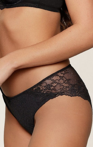Dámske nohavičky LingaDore 1400B-3 Black/Nude