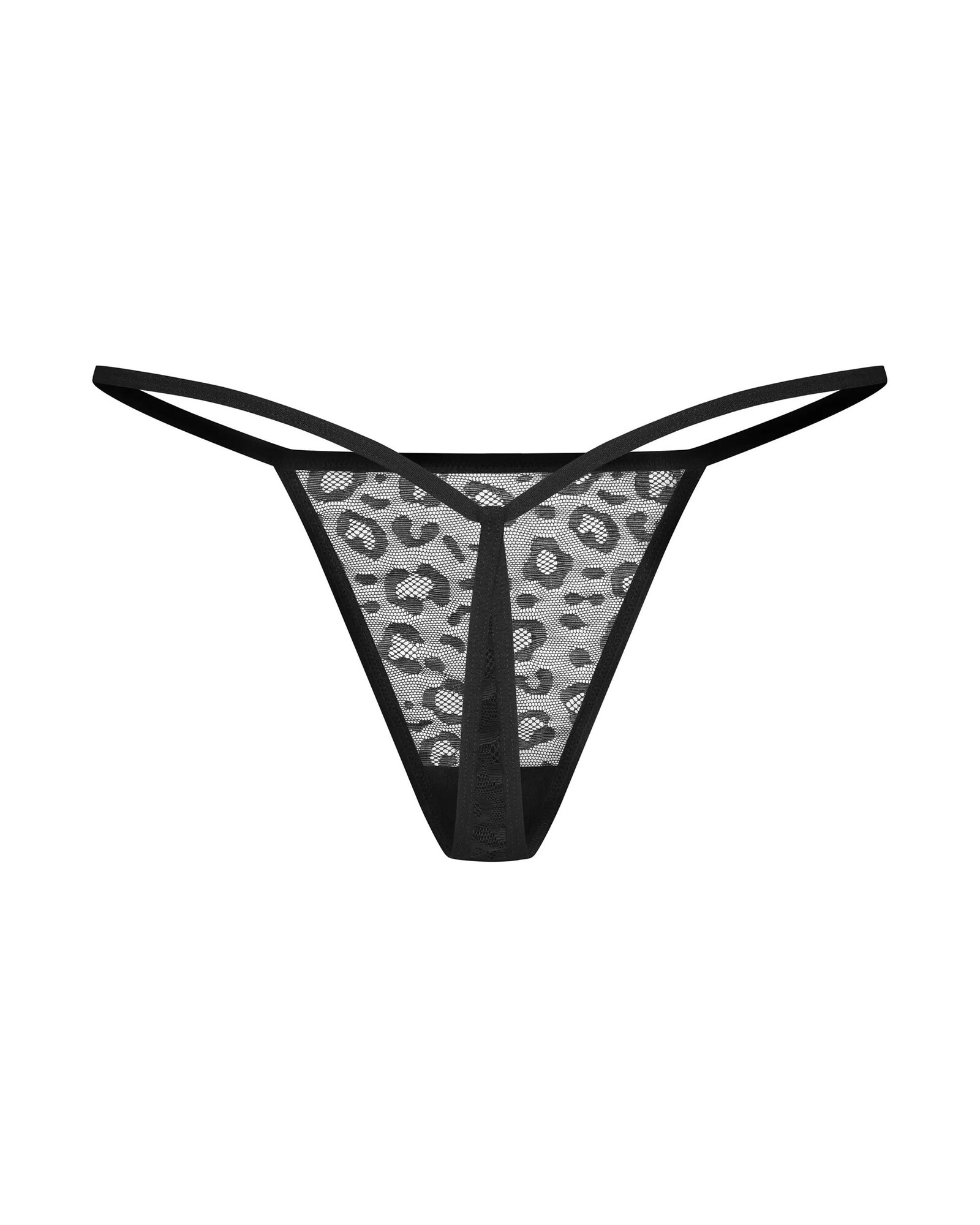 Dámská sexy tanga Clara 2-Pack černé - Obsessive