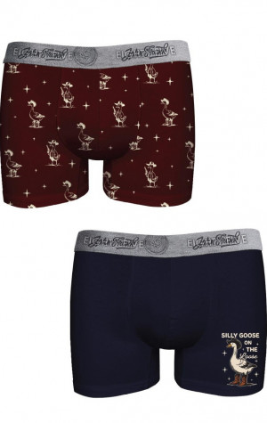 Pánské boxerky John Frank JF2BEF42 2PACK