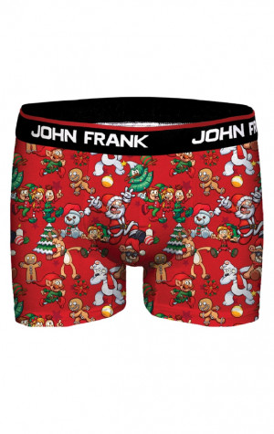 Pánské boxerky John Frank JFBD37-CH-RED PARTY