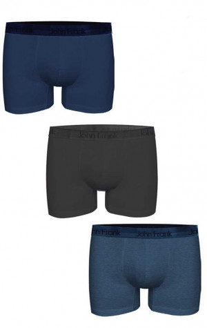 Pánske boxerky John Frank JF3BPBLONG01 3PACK