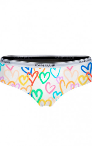 Dámské kalhotky John Frank WJFD-H57-HEARTS