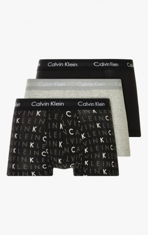 Pánské boxerky Calvin Klein U2664G 3 PACK YKS