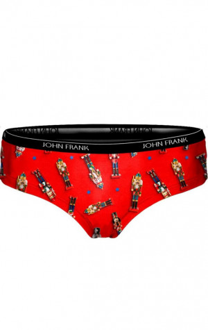 Dámske nohavičky John Frank WJFD-H60-CH-NUTCRACKER RED