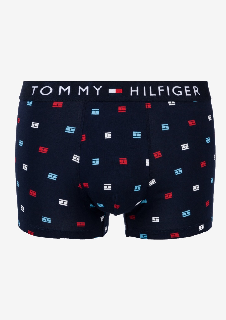 Levně Boxerky Tommy Hilfiger UM0UM01831 S Tm. modrá