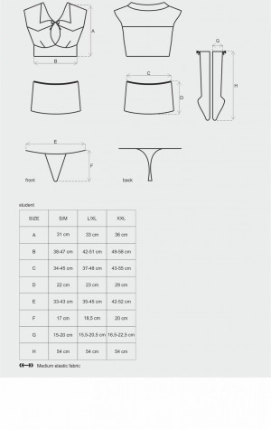 Sexy kost&yacute;m Student -  Obsessive