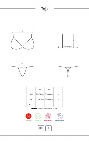 Perfektní set Tulia set - Obsessive