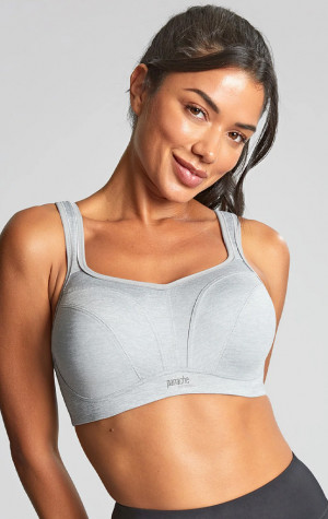 &Scaron;portov&aacute; podprsenka Panache 5021 grey/marl