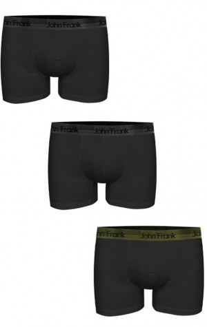 P&aacute;nske boxerky John Frank JF3BPB03 3PACK