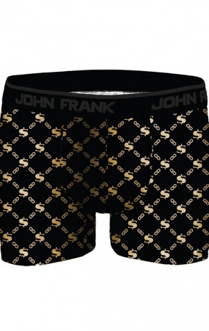 P&aacute;nsk&eacute; boxerky John Frank JFBDMET101-CHAIN GOLD