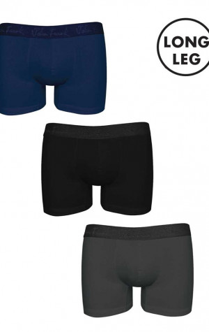 P&aacute;nsk&eacute; boxerky John Frank JF3BMODLONG01 3PACK