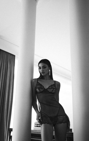 D&aacute;msk&aacute; svůdn&aacute; ko&scaron;ilka Nightly Blue Chemise tm. modr&aacute; - Obsessive