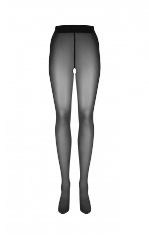 D&aacute;msk&eacute; punčochov&eacute; kalhoty Norless Girl čern&eacute; - Obsessive