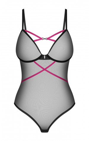 D&aacute;msk&eacute; sexy body Novenes Teddy čern&eacute; - Obsessive