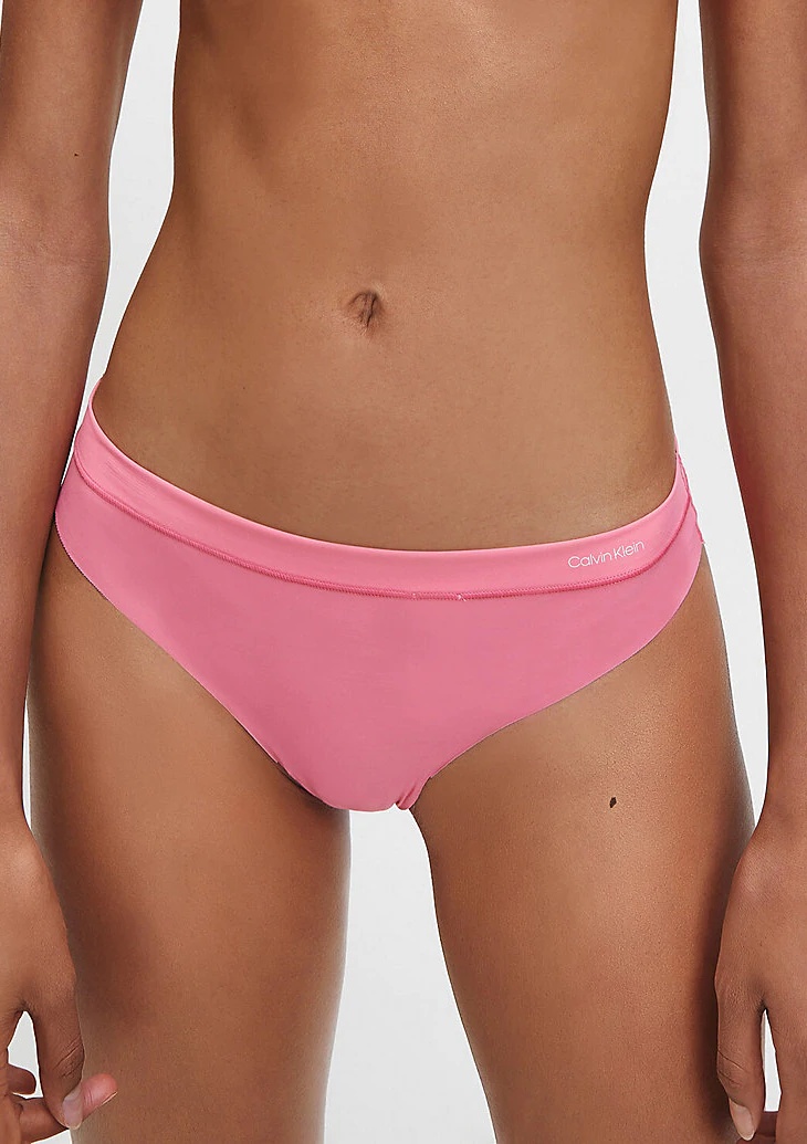 Dámská tanga Calvin Klein QF4844 XS Růžová