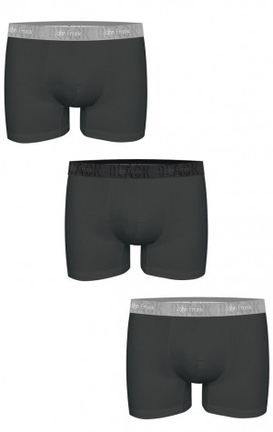 P&aacute;nske boxerky John Frank JF3BBLK02 3 Pack