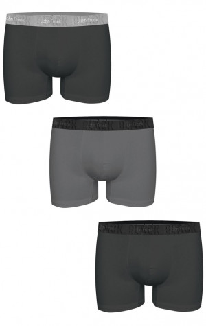 P&aacute;nske boxerky John Frank JF3BBLK03 3 PACK
