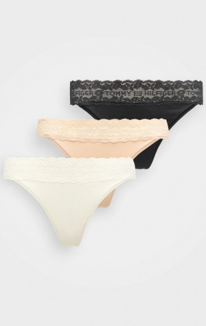 D&aacute;msk&aacute; tanga Tommy Hilfiger UW0UW06337 0RS 3PACK