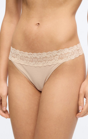 Dámská tanga Tommy Hilfiger UW0UW06337 0RS 3PACK