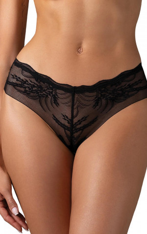 D&aacute;msk&eacute; kalhotky Perisia Panties čern&eacute; - Obsessive