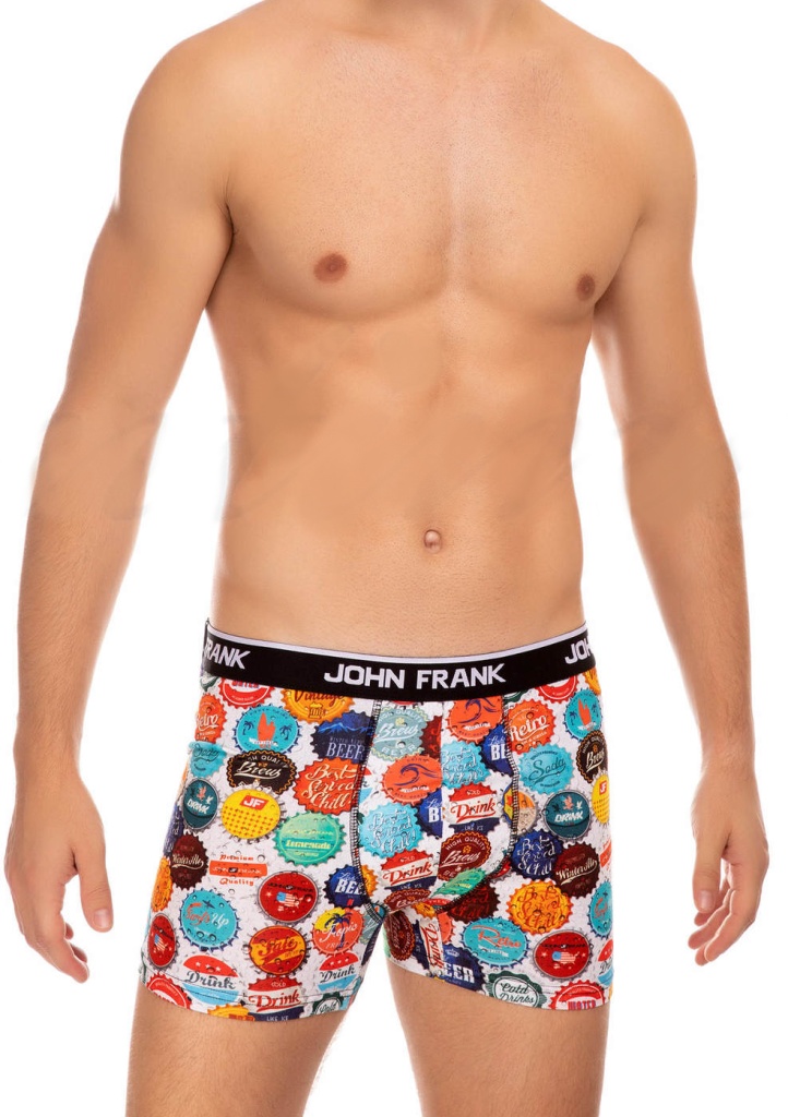 Pánské boxerky John Frank JFB64 XL Dle obrázku