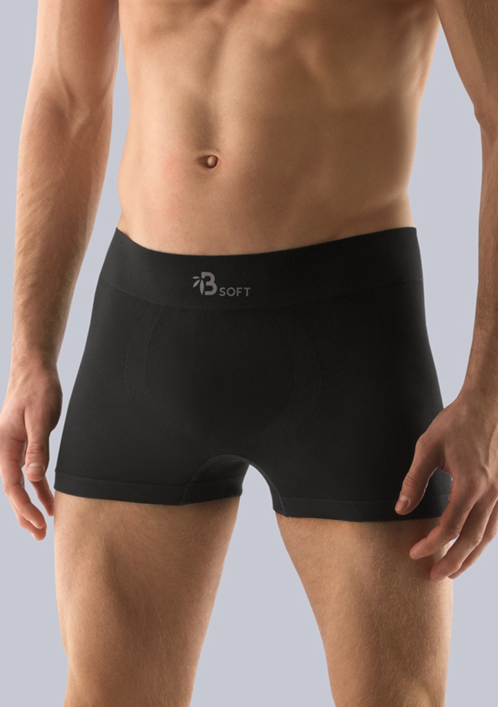 Pánské boxerky Bamboo Gina 53006 L/XL Černá