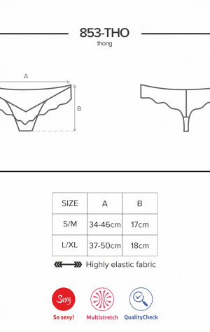 Dámská tanga Obsessive 853-THO