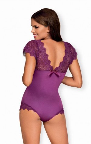 Svůdné body Moketta teddy purple - Obsessive