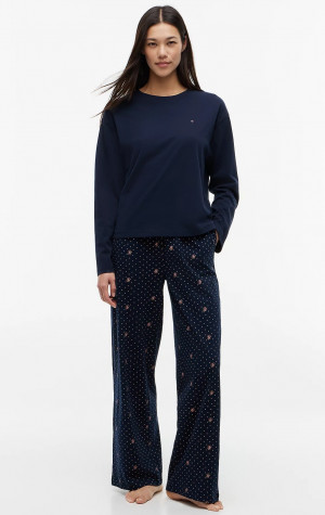 D&aacute;msk&eacute; pyžamo Tommy Hilfiger UW0UW06600