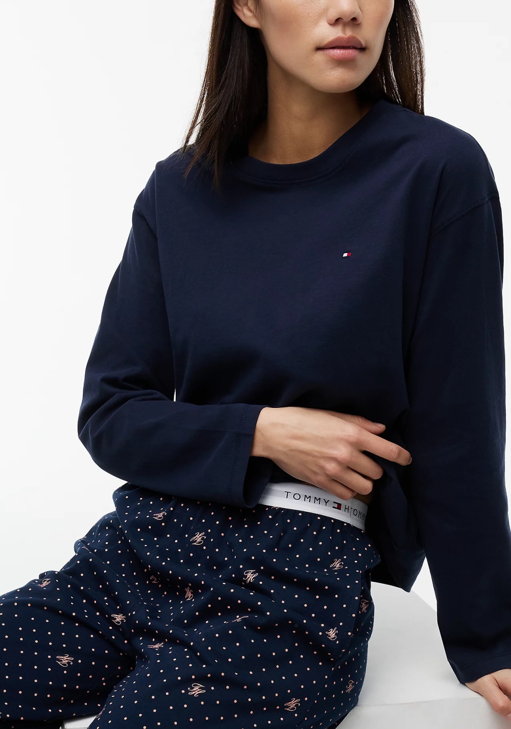 Dámské pyžamo Tommy Hilfiger UW0UW06600
