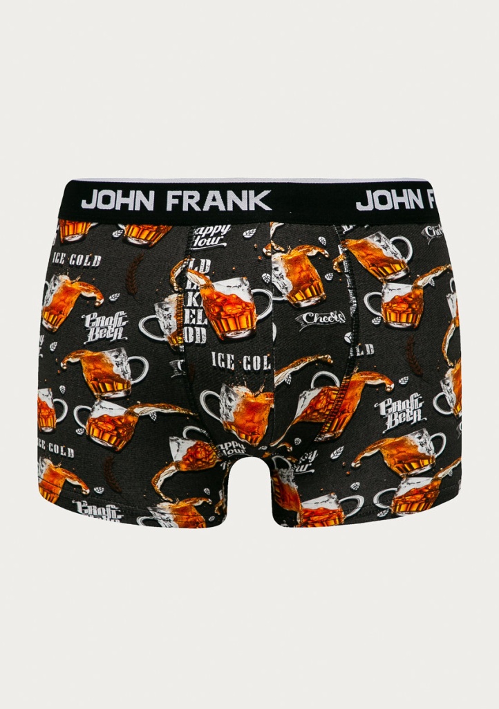 Pánské boxerky John Frank JFBD289 L ocelovka