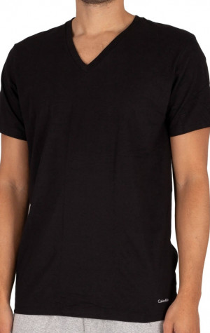 Pánské tričko Calvin Klein NB4012 3 PACK