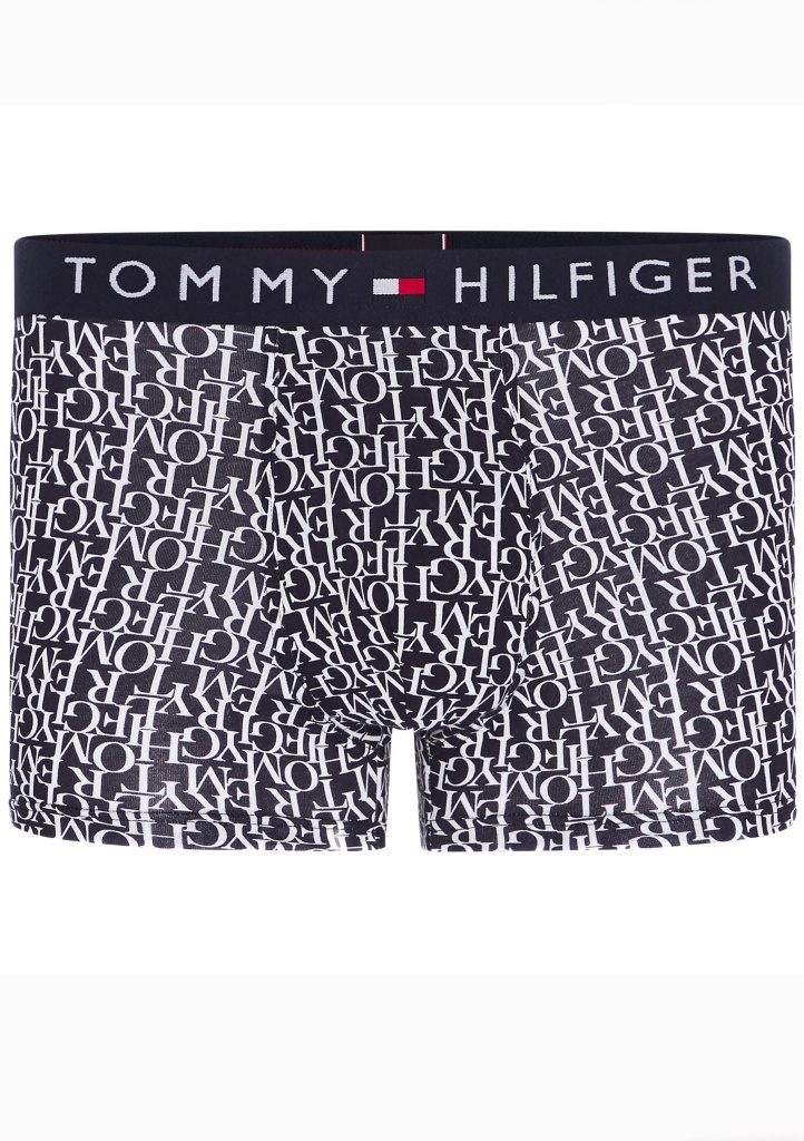 Levně Boxerky Tommy Hilfiger UM0UM01831 0HC M Tm. modrá