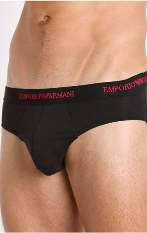 Pánské slipy Emporio Armani 111321 5A717 černá