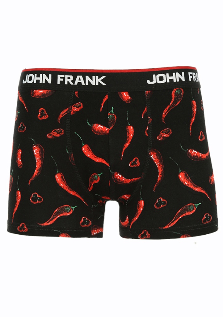 Pánské boxerky John Frank JFBD318 S Černá