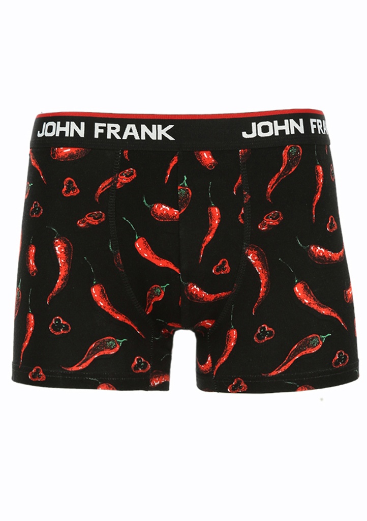 Pánské boxerky John Frank JFBD318 XXL Černá