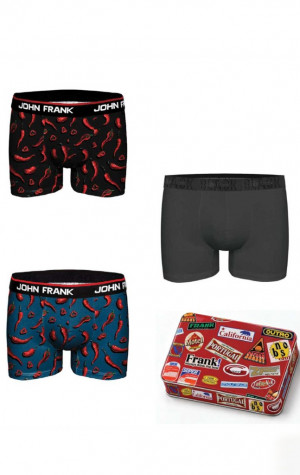 P&aacute;nsk&eacute; boxerky John Frank JF3BINT09 3Pack