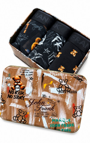 Pánske boxerky John Frank JF3BINT03 3Pack