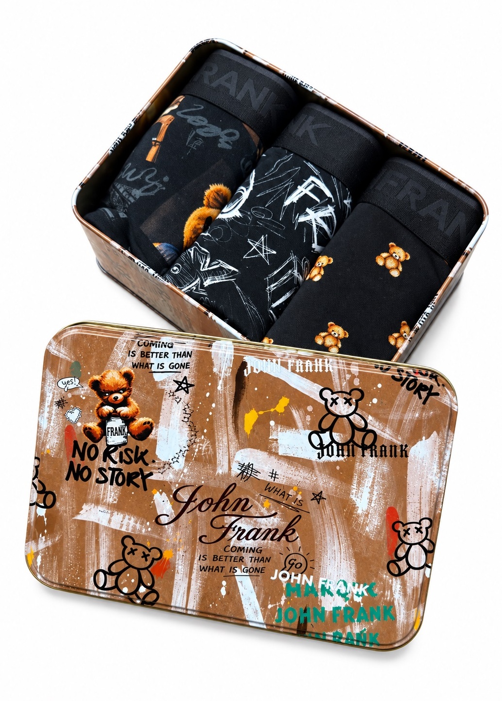 Pánske boxerky John Frank JF3BINT03 3Pack