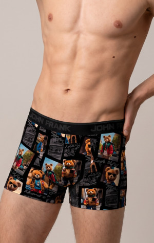 Pánské boxerky John Frank JF3BINT03 3Pack