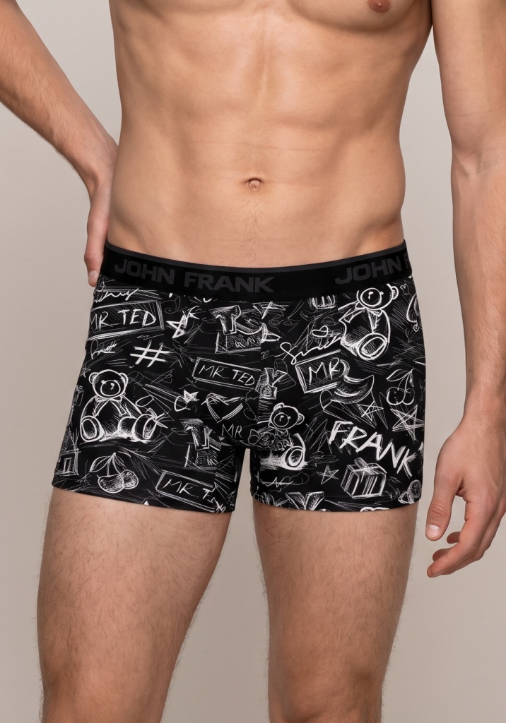 Pánské boxerky John Frank JF3BINT03 3Pack