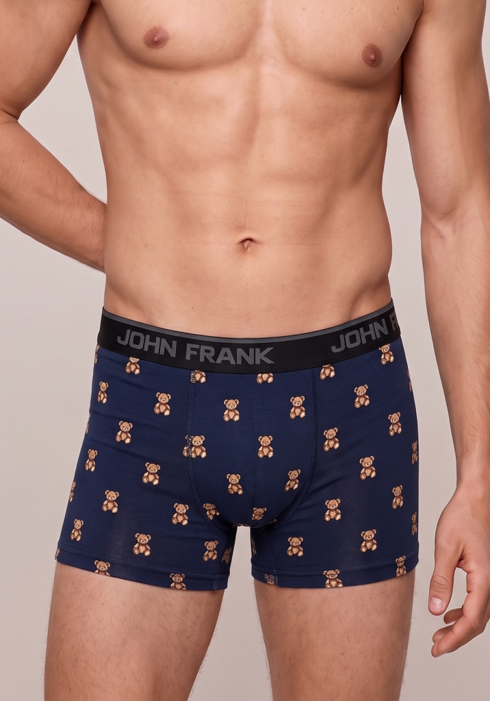 Pánské boxerky John Frank JF3BINT03 3Pack