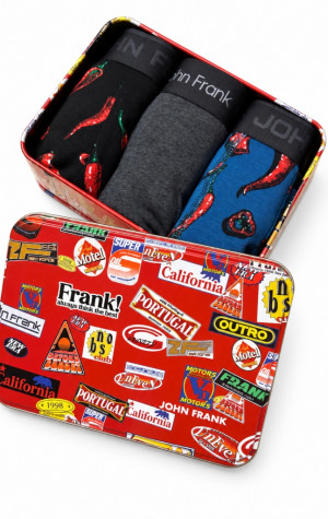 Pánské boxerky John Frank JF3BINT09 3Pack